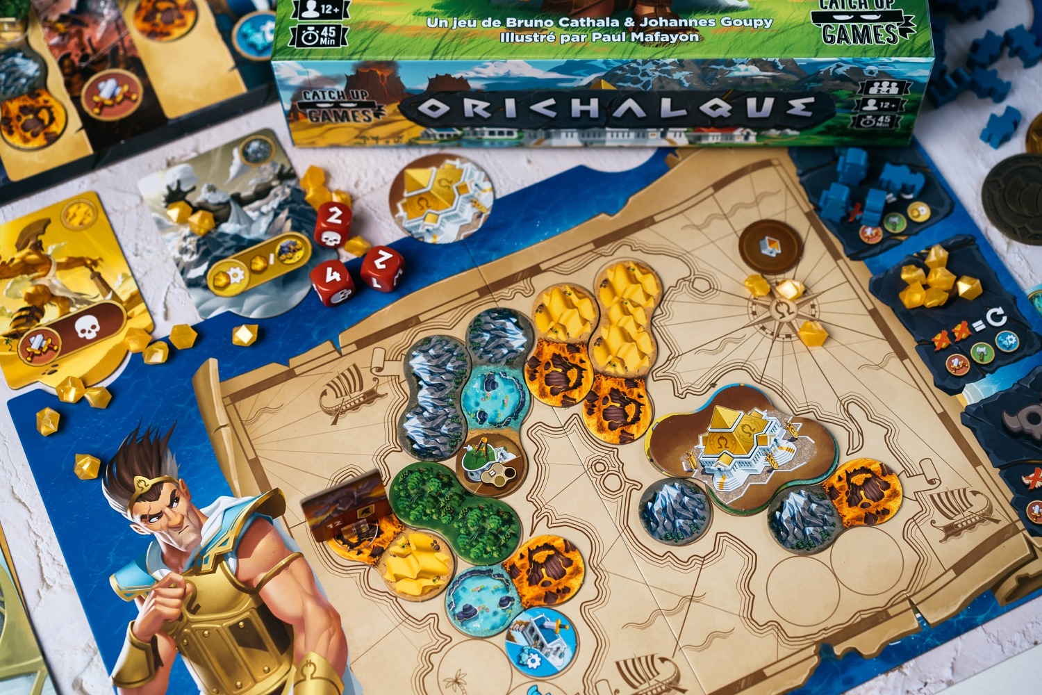 Orichalque catch up games jeu de société boardgame bgg