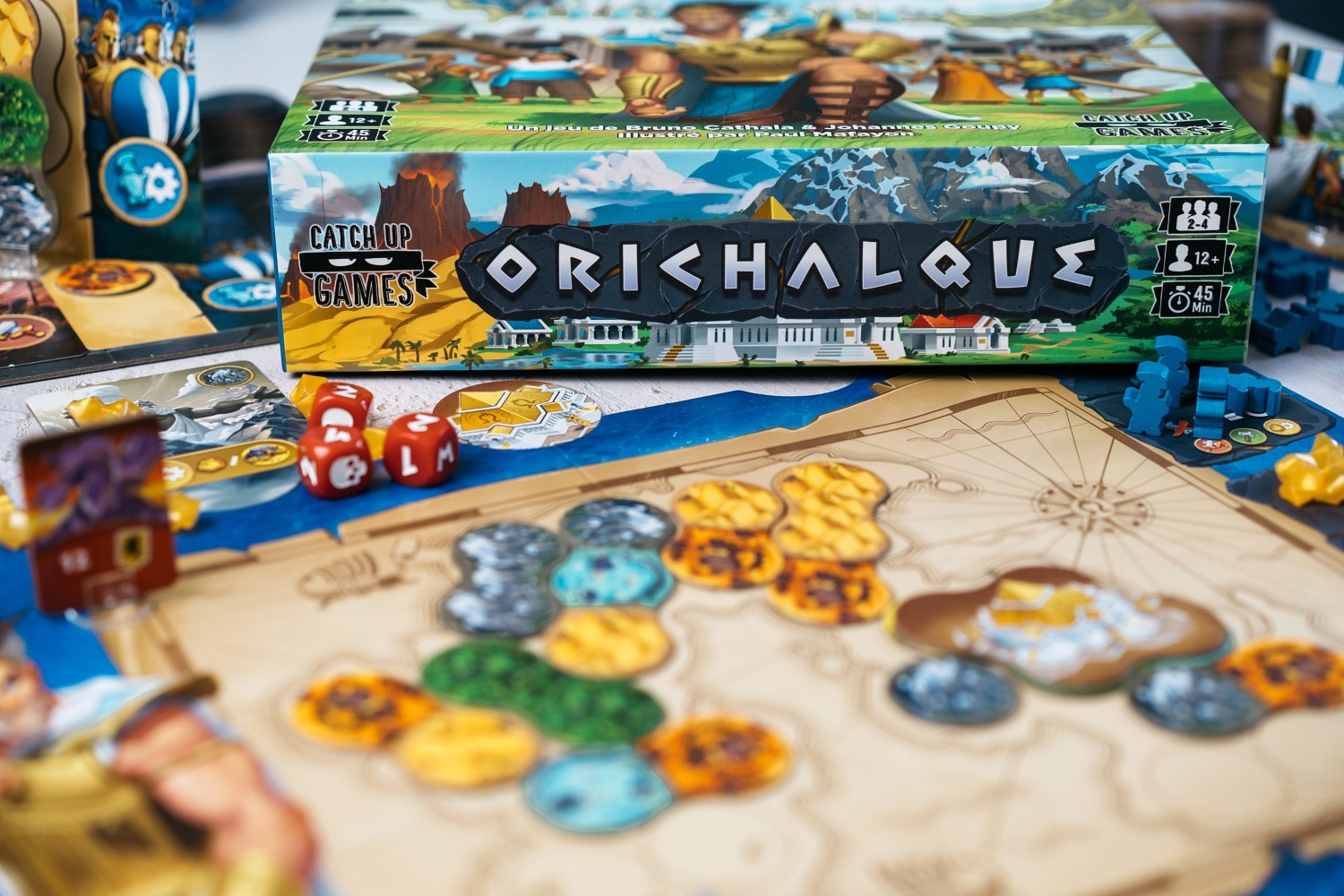 Orichalque catch up games jeu de société boardgame bgg