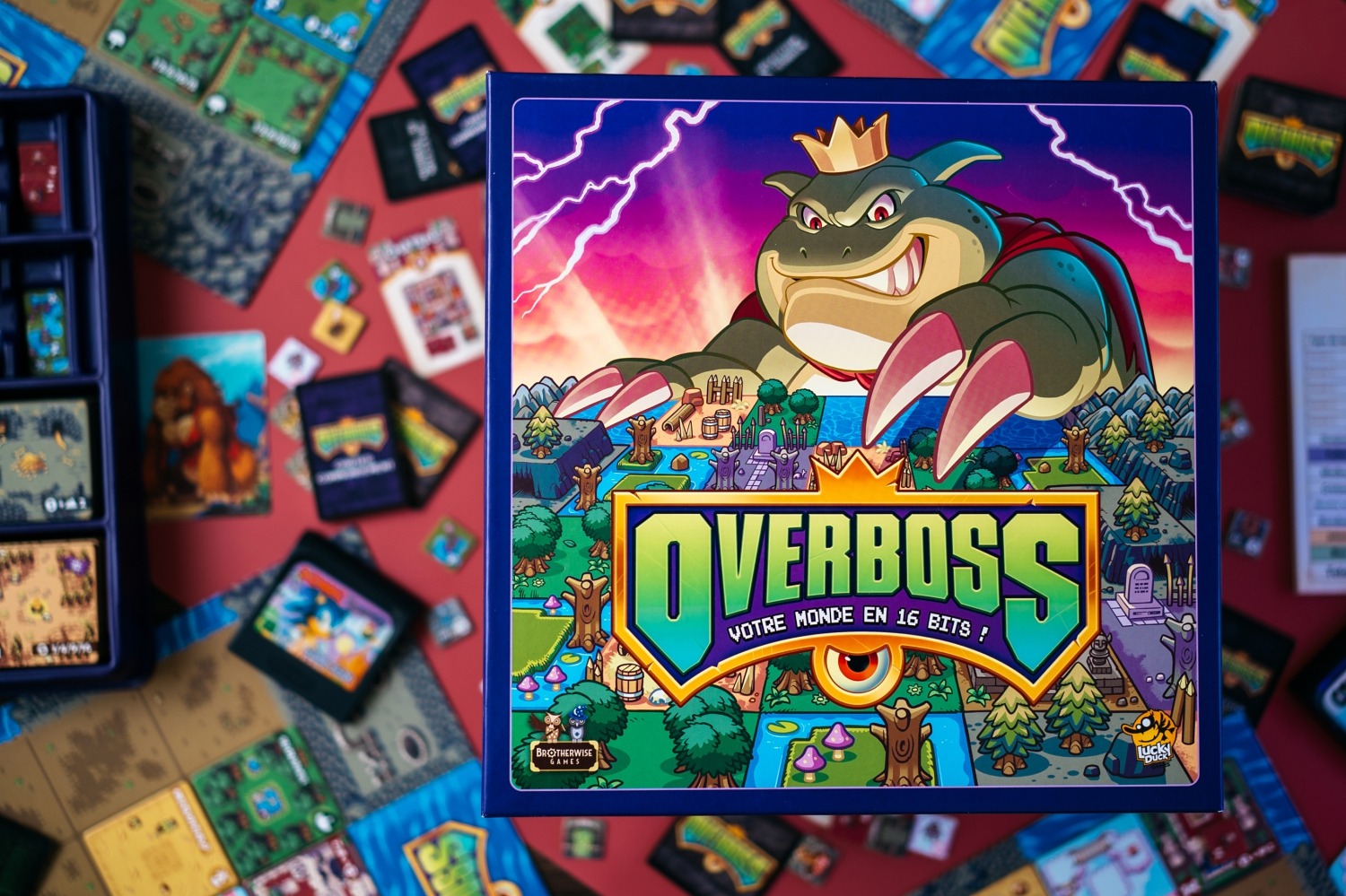 Overboss lucky duck games jeu de société boardgame