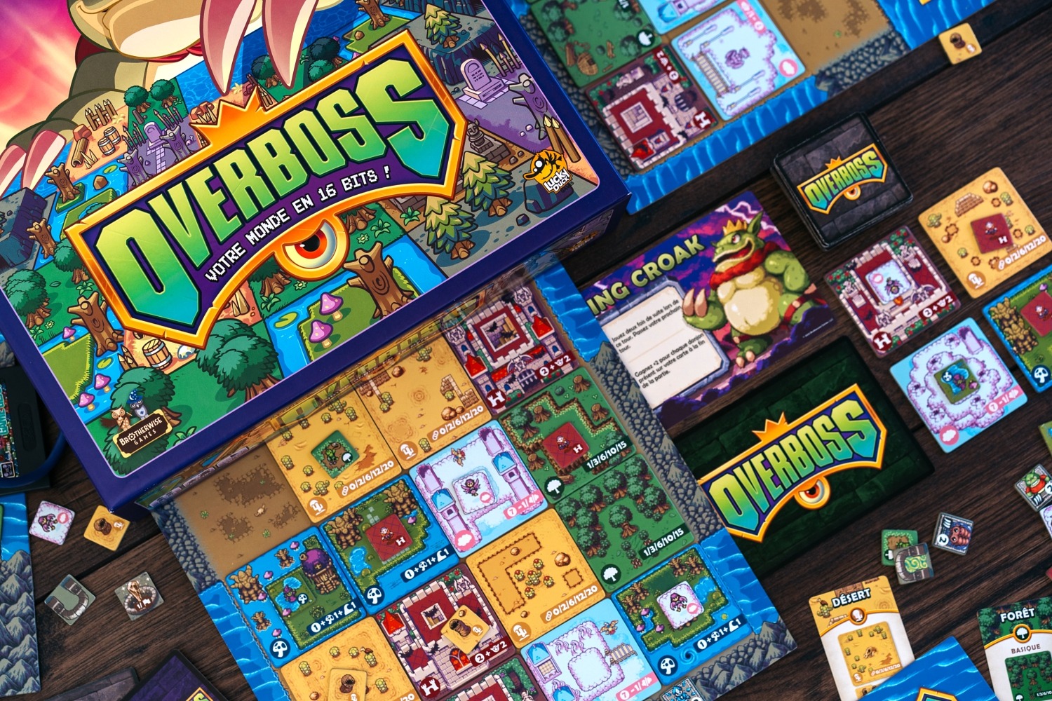 Overboss lucky duck games jeu de société boardgame