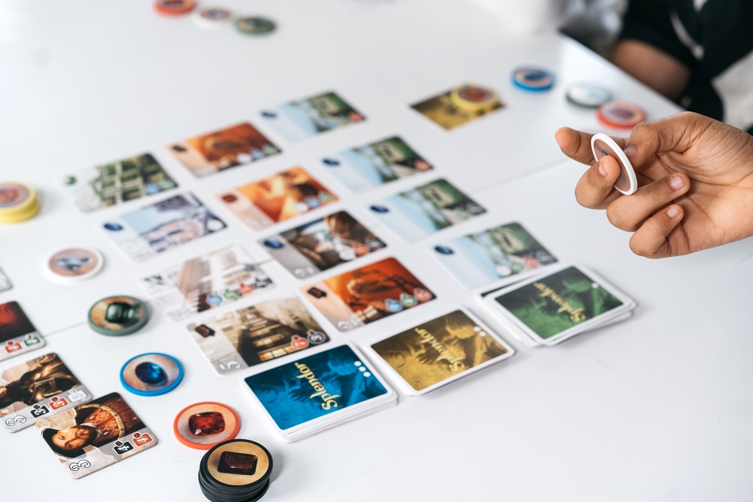 Splendor space cowboys asmodée boardgame jeu de société