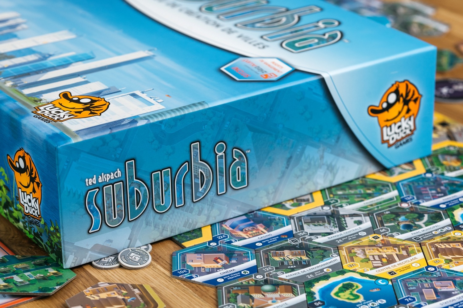 Suburbia lucky duck games jeu de société boardgame