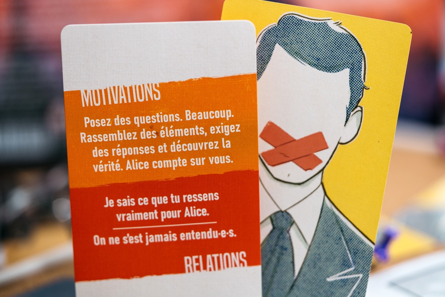 Alice is missing Origames jeu de société boardgame 