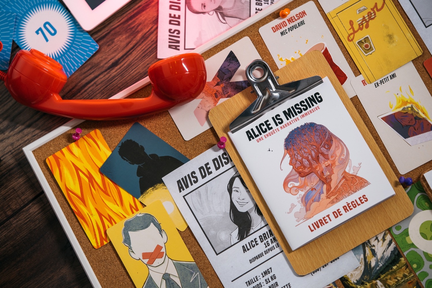 Alice is missing Origames jeu de société boardgame 