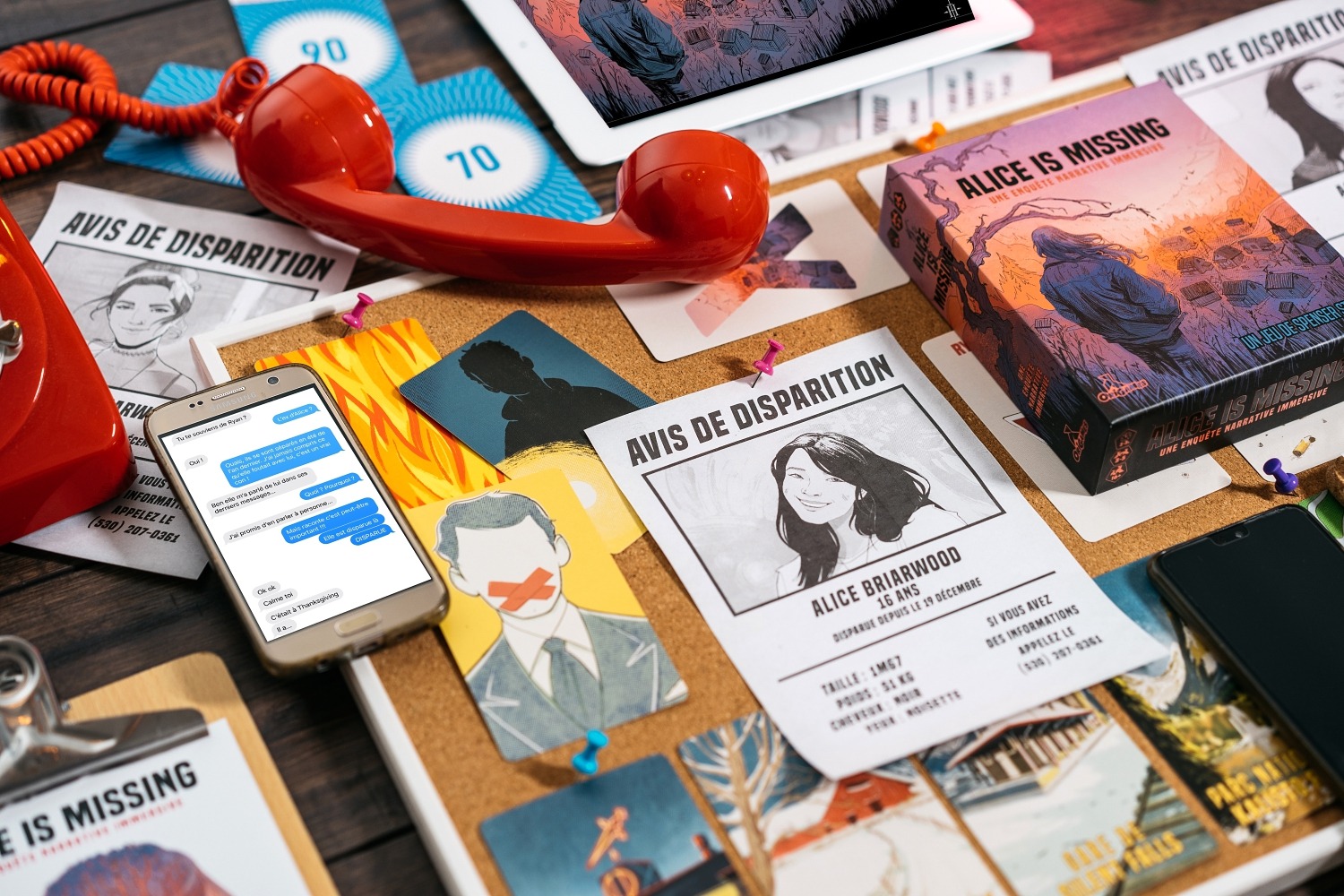 Alice is missing Origames jeu de société boardgame 