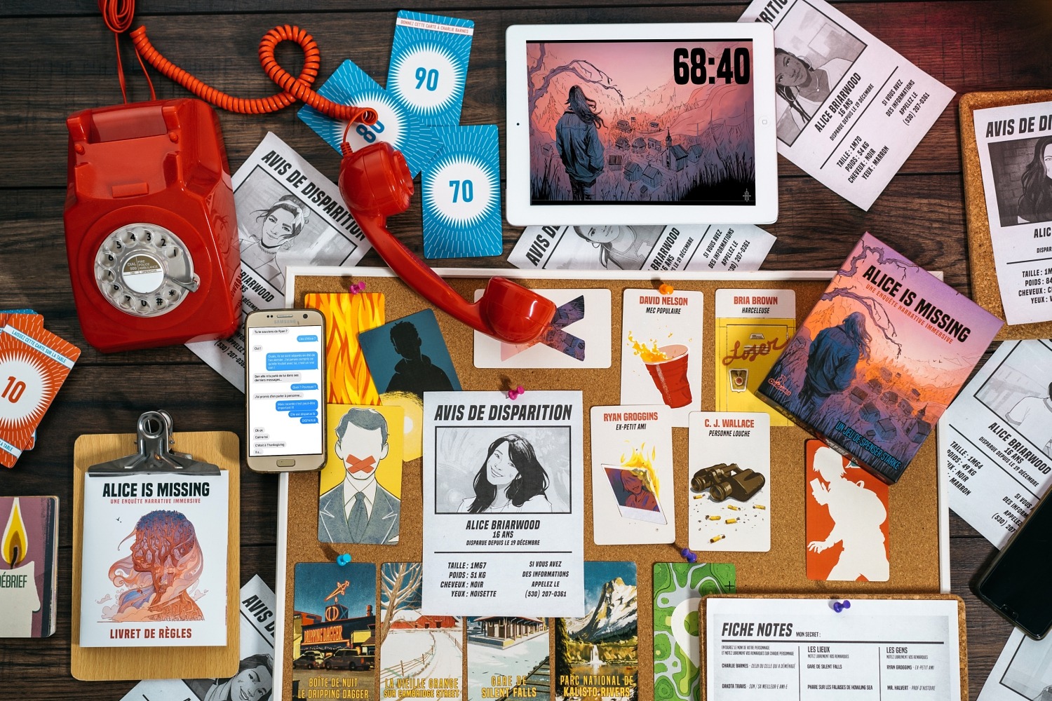 Alice is missing Origames jeu de société boardgame 