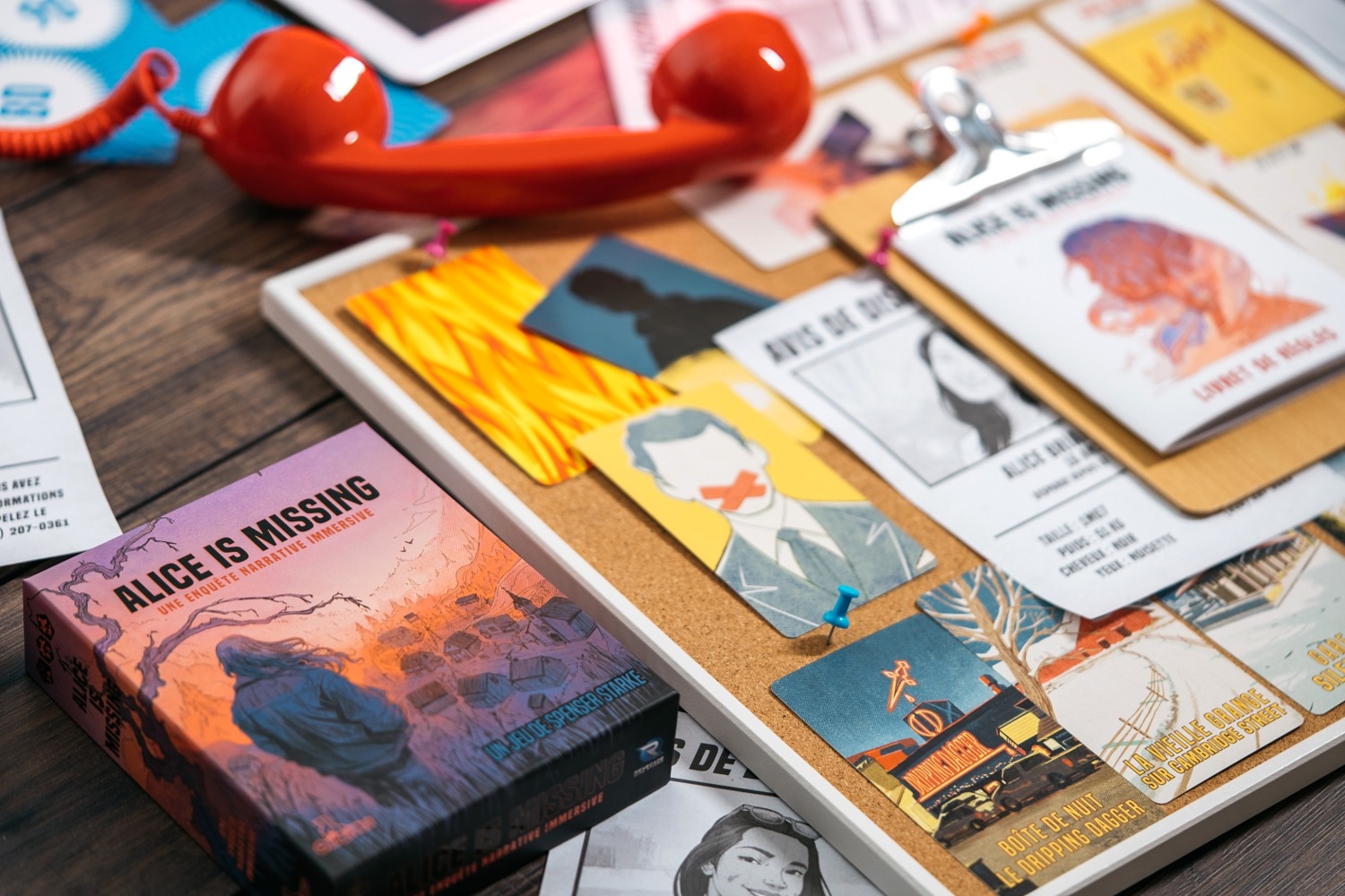 Alice is missing Origames jeu de société boardgame 