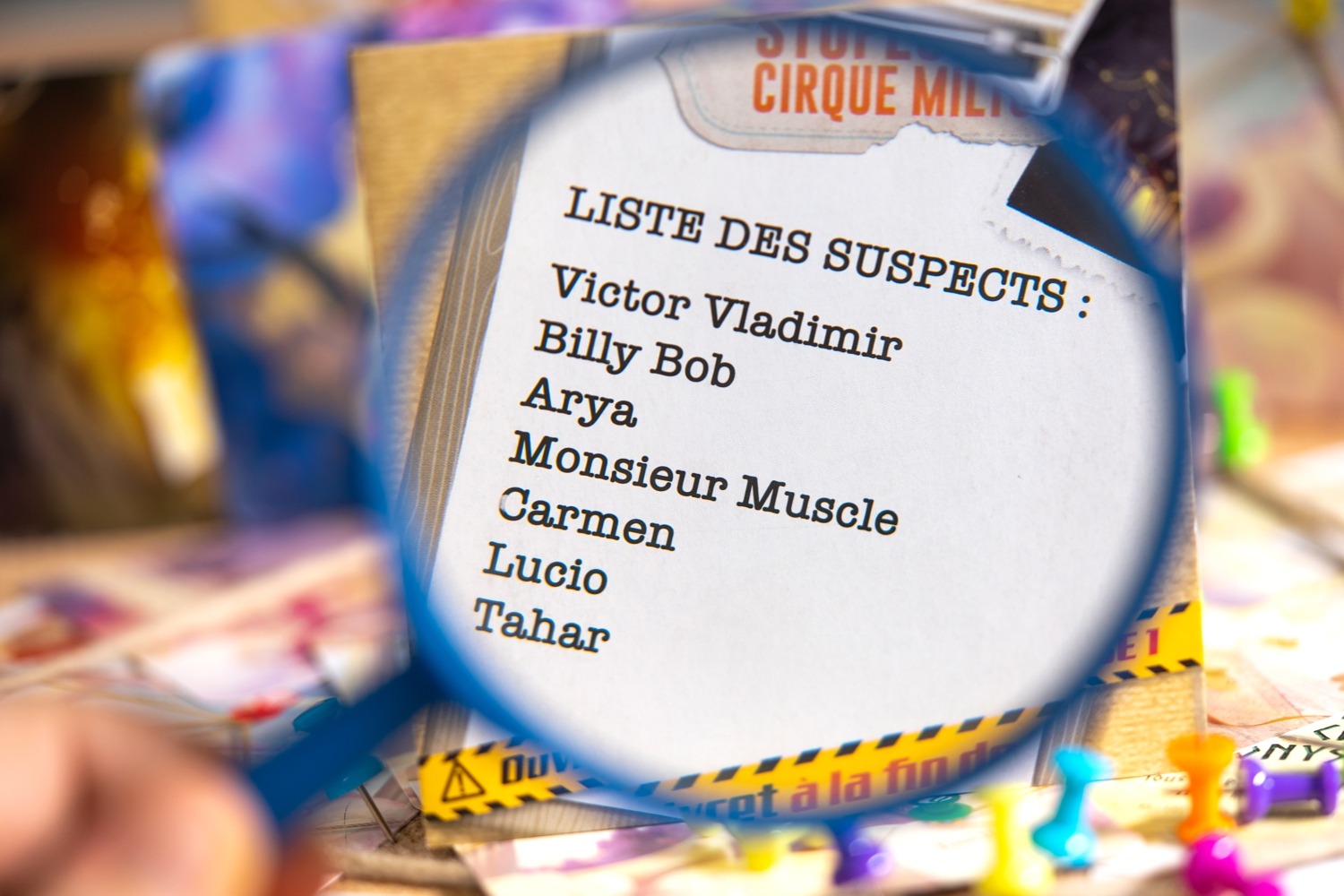 Enquêtes express blam ! jeu de société Eliot Trouttet, Claire Conan, Audrey Vellard Antonin Boccara