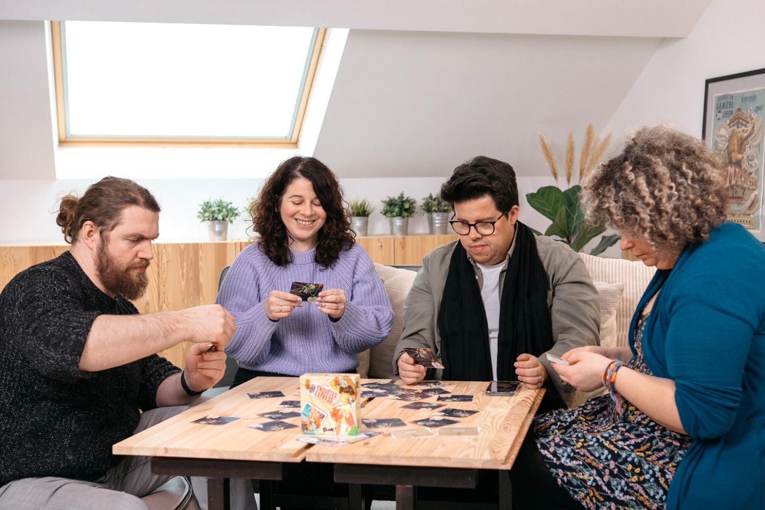 Enquêtes express blam ! jeu de société Eliot Trouttet, Claire Conan, Audrey Vellard Antonin Boccara