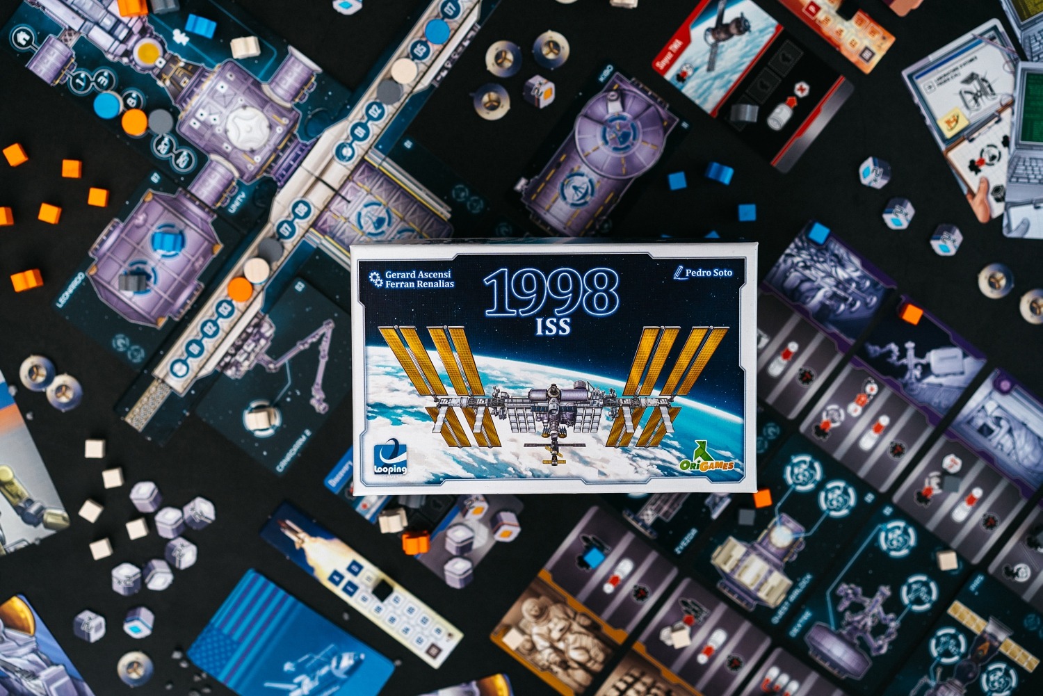 1998 ISS looping game Origames jeu de société 