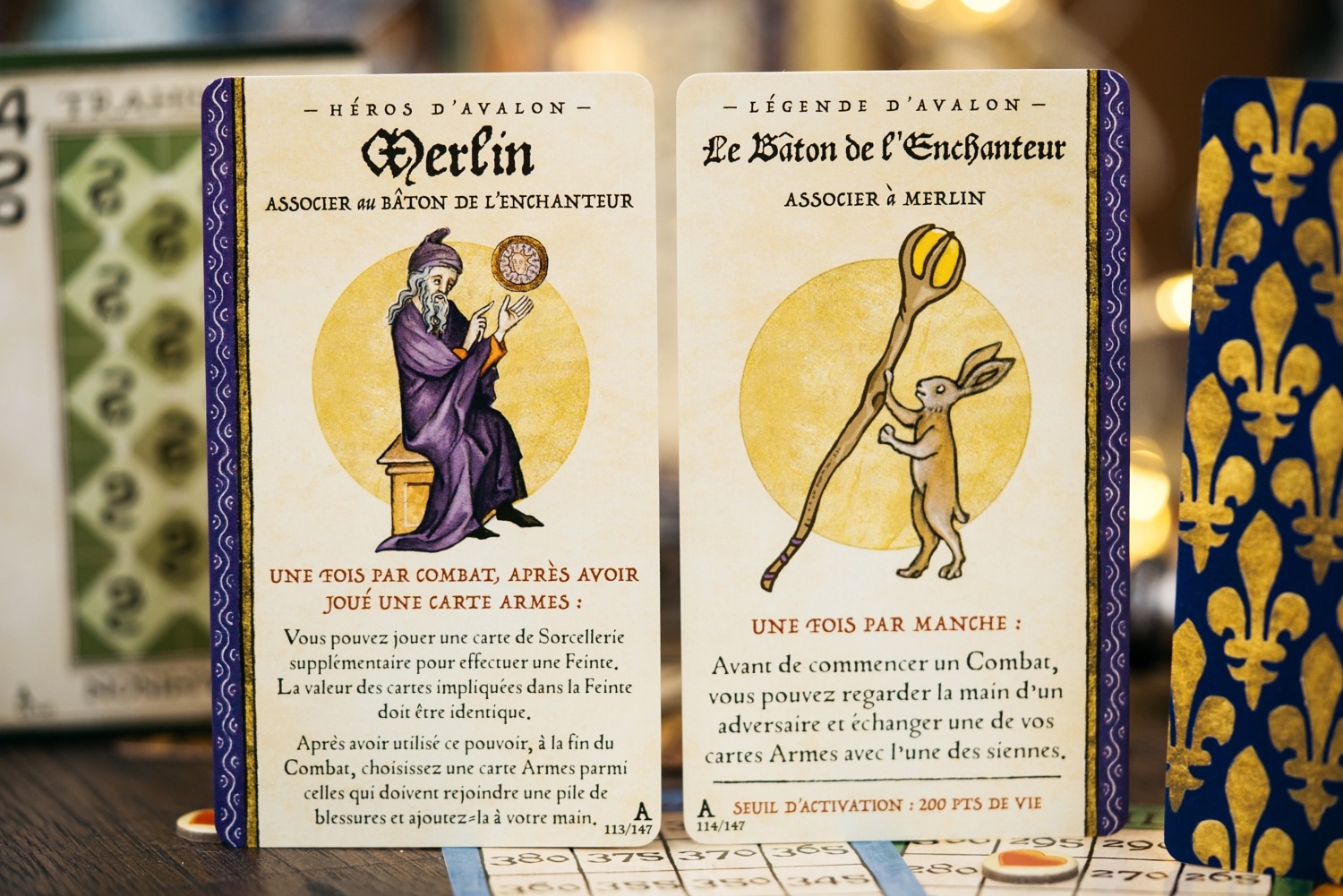 Le tournoi d'Avalon Origames jeu de société boardgame