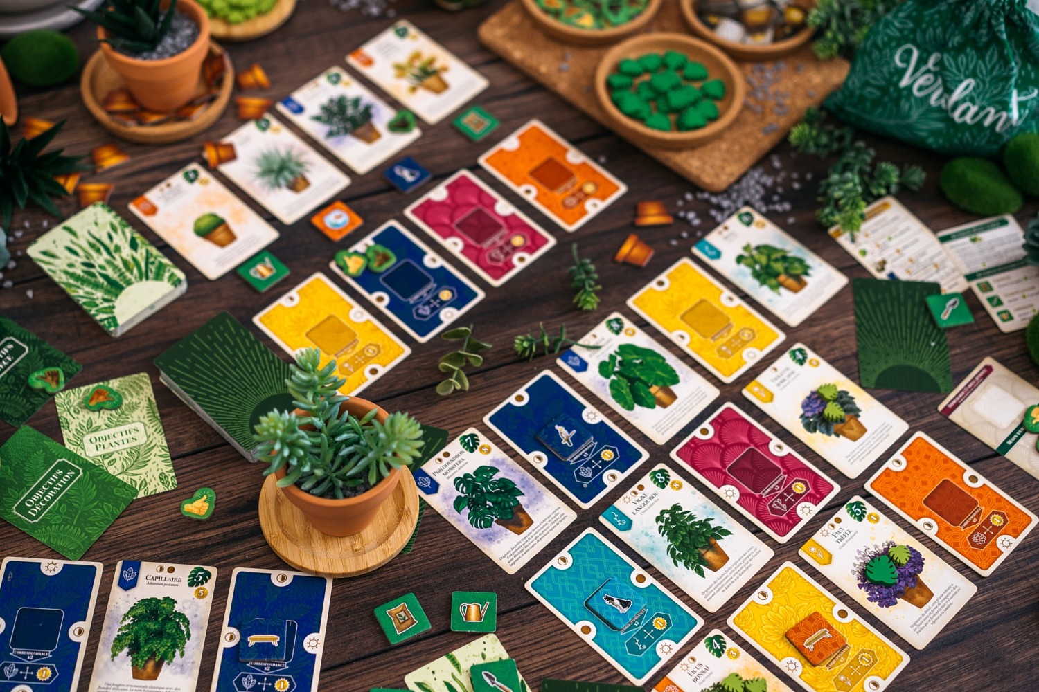 Verdant Lucky duck games jeu de société flatout games boardgame